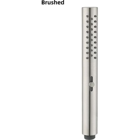 (Pommeau de douche à main en laiton brossé doré, douchette blanche, arroseur de bain, gris chromé, noir, or rose) (1/5)