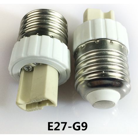 Fourniture de douilles et de supports de lampe convertisseurs céramiques E27 vers G9, produits vendus directement et certifiés. (1/5)