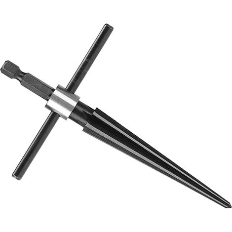 Alésoir à main en forme de T pour trous de chevalets, outil de perçage hexagonal effilé (1/5)