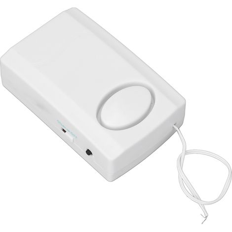 Alarme de porte sans fil blanche à haut niveau sonore, détecteur d'alarme antivol pour portes et fenêtres. (1/5)