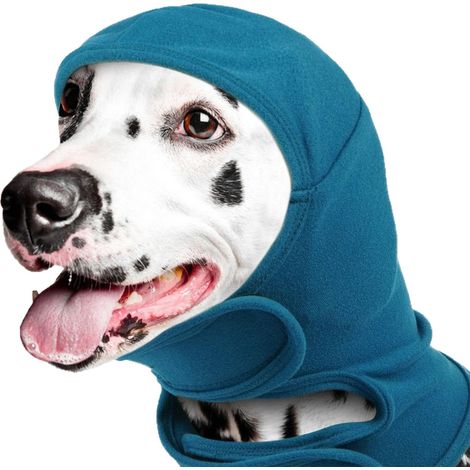 Cache-oreilles pour chiens - Casque apaisant pour soulager l'anxiété, réduire le bruit et garder les chiens au chaud. Disponible en plusieurs tailles. Bleu S. (1/4)