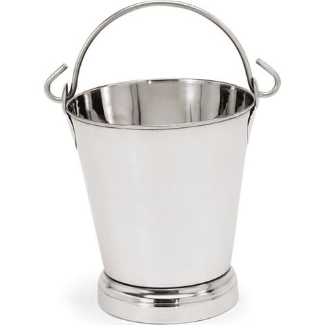 Seau avec cerclage de fond Ø 28 cm 10 ltr inox - Was Germany (1/2)