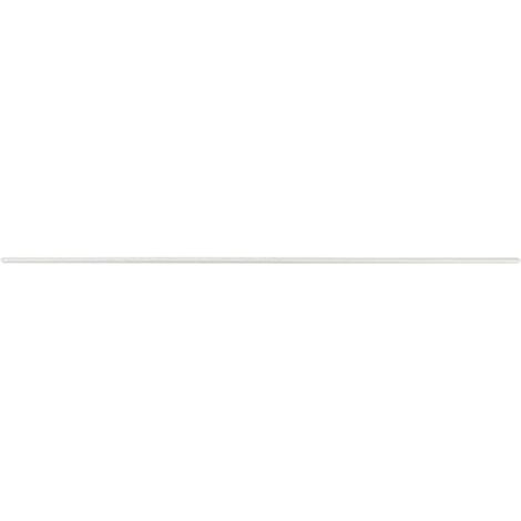 Alberts 484705 Profilo ad H, plastica, bianco, 1000 x 25 x 6 mm (1/4)