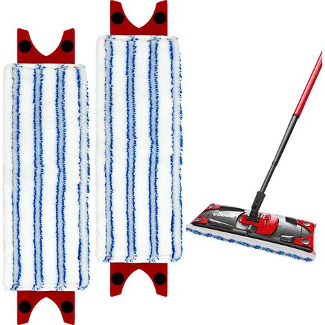 Compatible avec les accessoires pour balais plats UltraMax/UltraMaT 2 en 1 et autres, lingettes de rechange pour têtes de balai (1/5)