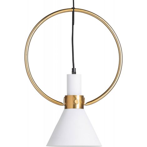 Lampe suspendue - Blanc, Doré (1/5)
