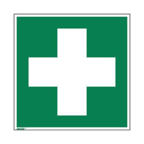 Hinweisschild Erste Hilfe Fahne E03 200x200mm PVC