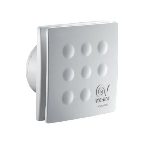 Vortice – Aspirateur hélicoïdal mural diamètre 100 – Minuterie intégrée – Débit d’air 400m³/h – Puissance sonore 60dB – SKU 11146