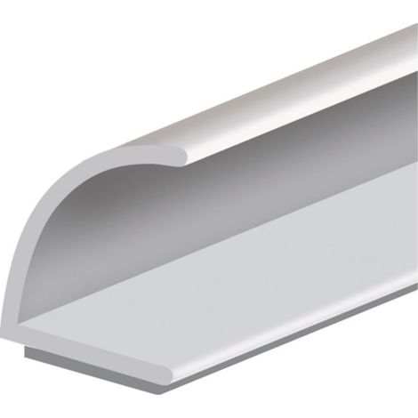 Paraspiffero a battente 1024T L.25m P.7mm con guarnizione in silicone con talco bianco (1/2)