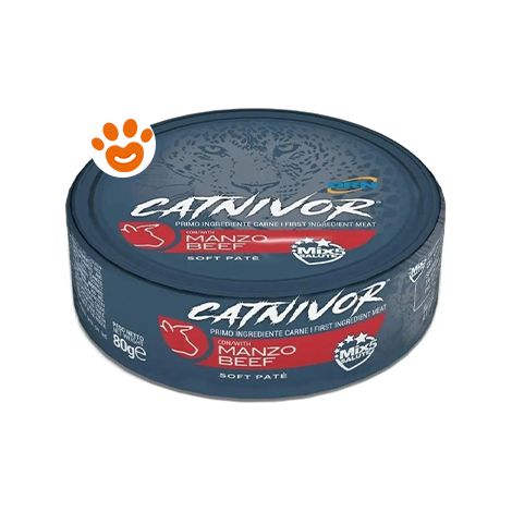 DRN Catnivor Manzo - DRN Catnivor Manzo - Lattina Da 80 Gr