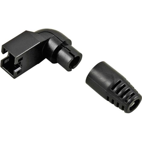 Passe-câble anti-pliage pour connectique RJ45 Hirose, coudé Hirose Electronic RJ45-KS90UD RJ45 Prote