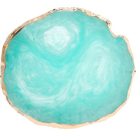 Palette de peinture en pierre résine verte pour ongles DIY, présentoir à vernis et dessin manucure, plateau de couleur. (1/5)
