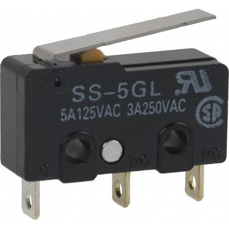 Microinterruttore 5A Leva 16mm IP40 OMRON SS5GLF
