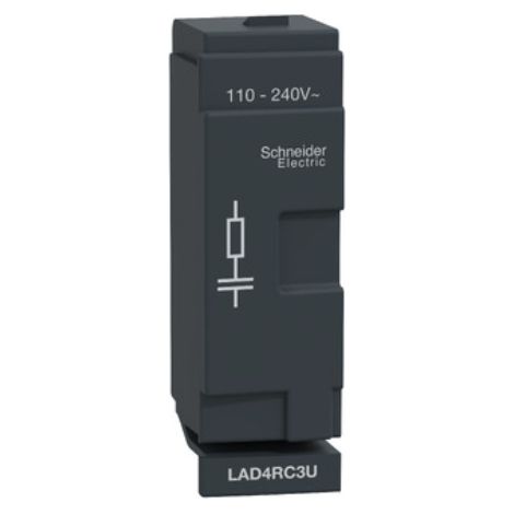 TeSys D - module d'antiparasitage - circuit RC - 110..240Vca - LAD4RC3U (1/2)