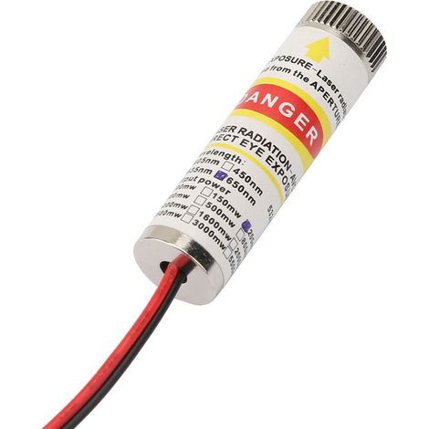 Module Laser Rouge 650nm 200mW Tête de Laser 5V Longueur d'Onde Lumière Rouge pour Découpe Gravure DIY (1/5)