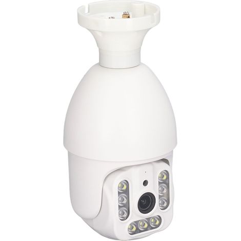 Caméra de surveillance sans fil WiFi 4MP, interphone bidirectionnel, détection de mouvement, ampoule E27 étanche IP67, alimentation AC110-240V (1/5)