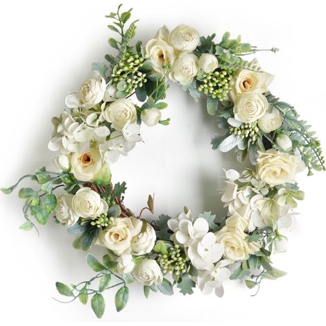 Guirlande de Fleurs Artificielles en Plastique pour Décoration Murale et Porte Intérieure (1/5)