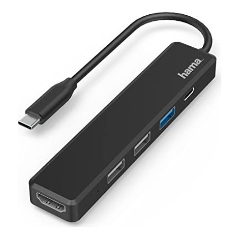 Hama HUB USB Type C 3.2 Gen 1 / 3 porte USB A, 1 porta USB Type C, 1 porta HDMI, Ultra HD 4K (1/4)