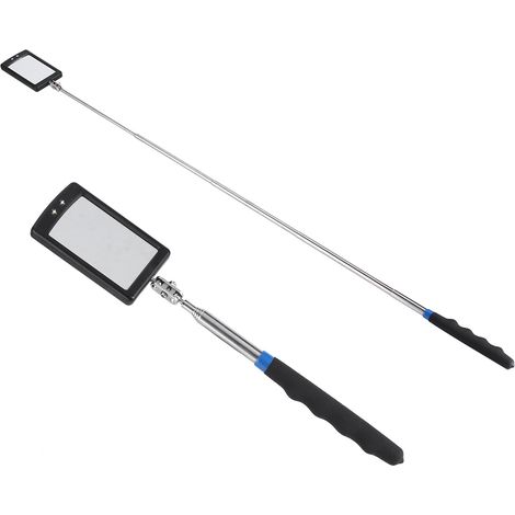 Teleskopierbarer, LED-beleuchteter, flexibler und verstellbarer Inspektionsspiegel mit 360°-Schwenkfunktion und Ausziehfunktion (1/5)