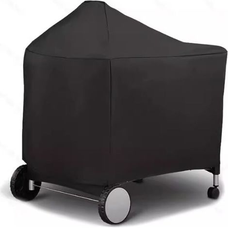 Lntyq – Housse pour barbecue Weber Performer Deluxe 55,9 cm – Vinyle imperméable – Résistante aux UV – Ajustement avec bandes velcro