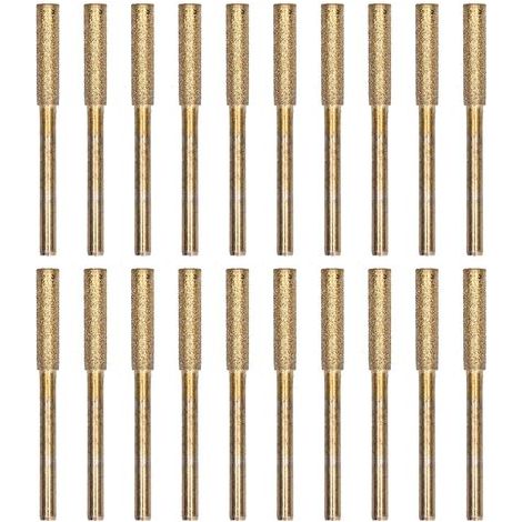 20-teiliges Kettensägen-Schärfset mit Schleifkopf und Rotationsfeile (KitGold 4,8 mm) (1/5)