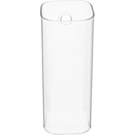 Vase hydroponique tubulaire carré transparent UPKOCH pour décoration murale (1/5)