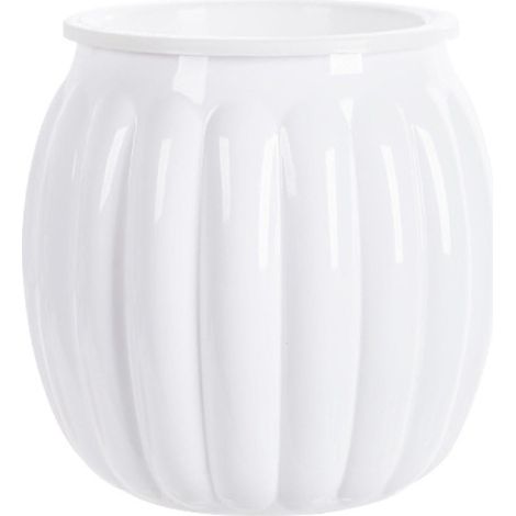 1 Pot fleur, design citrouille, système auto-arrosant, double couche, trous drainage, intérieur extérieur (1/5)