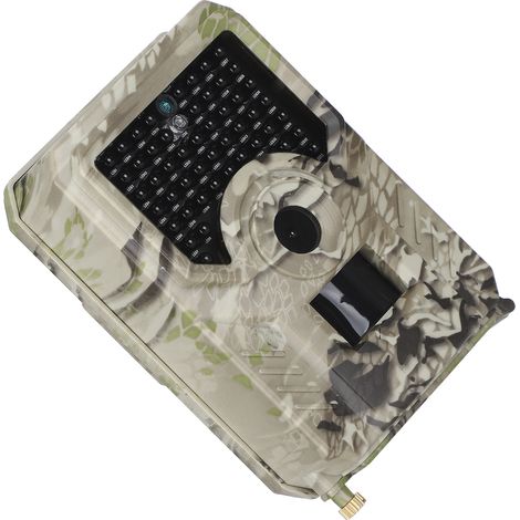 Caméra de chasse étanche avec 49 LED infrarouges, 12 MP, pour la surveillance vidéo et le suivi.