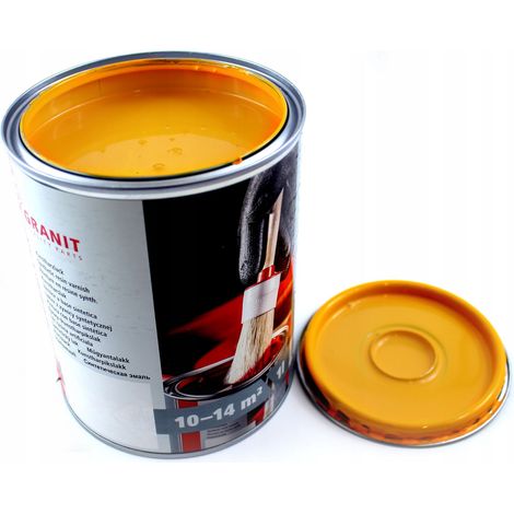 Vernis à peinture JCB 1L Nopolux RAL 1515 bidon pour machines jaune