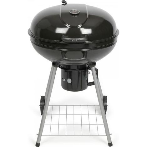 LIVOO Barbecue Charbon 55cm 6 à 8 personnes Acier (1/5)