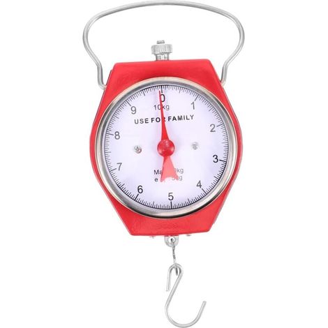 Mechanische Hängewaage, tragbare Federwaage zum Wiegen von Gepäck und Lebensmitteln (1/4)
