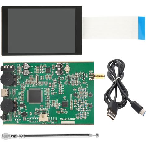 Récepteur SDR Malachite 50KHz-200MHz Radioamateur DSP Écran Tactile IPS avec Antenne, Électronique Portable (1/5)