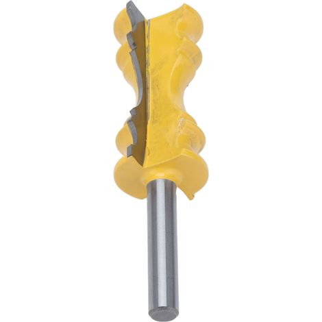 Fraises à moulurer pour cimaises, en acier au carbone allié, forme de couronne, diamètre 1‑1/8 po, profondeur 2 po, queue de 8 mm (1/5)