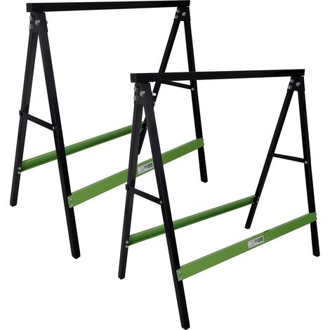 Klappbock Sägebock Arbeitsbock klappbar 2er Set Traglast 200 kg/Paar Gerüstbock (1/5)