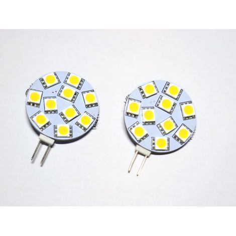 Ampoule LED, 2 unités, culot G4, 2,5 W, 12 V, 3000 K, pour usage résidentiel, commercial ou remplacement des sources lumineuses conventionnelles.-AquaForge (1/3)