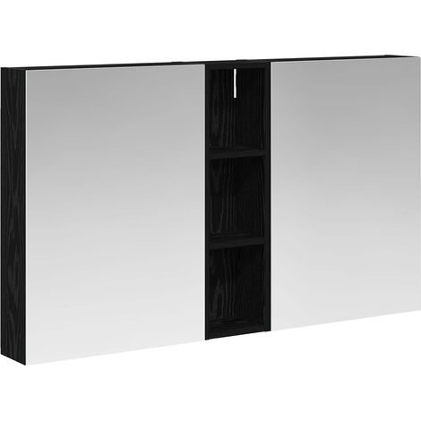 Maison Exclusive - Set di Armadi da Bagno con lo scaffale 3 pcs 120 x 14,5 x 70 cm