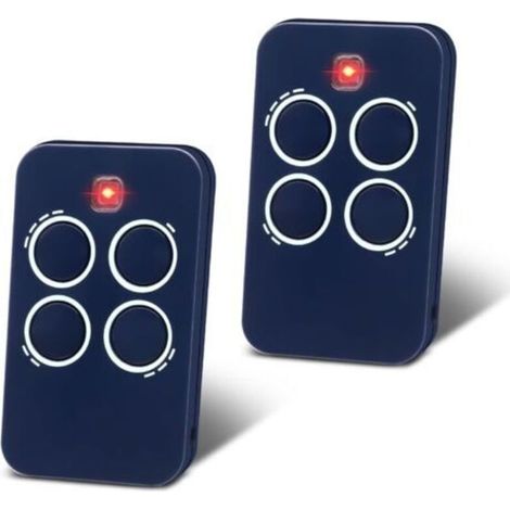 Telecomando per cancello a 433 MHz compatibile con Genius, confezione da 2 telecomandi per porta da garage a 4 canali compatibili con Echo TX4 433 RC, Echo TX2 433 RC (1/5)