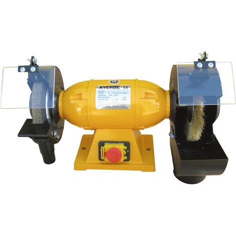 AYERBE - 581370 - Meuleuse professionnelle AY-200 MN avec brosse métallique