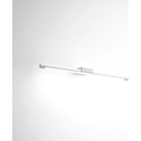 Applique moderno gea luce gap gap560 led alluminio acrilico monoemissione