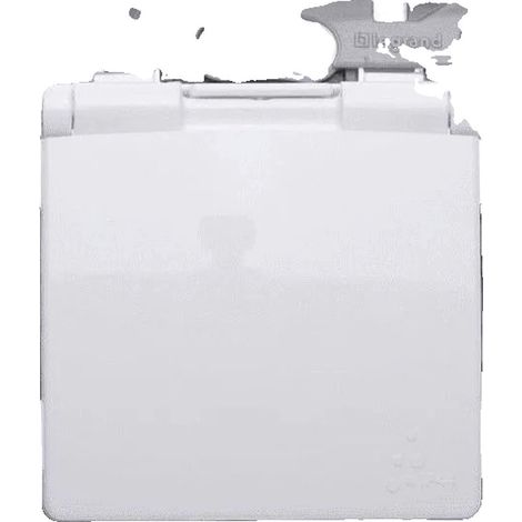 Enchufe Legrand Niloe blanco - resistente a salpicaduras (+0)