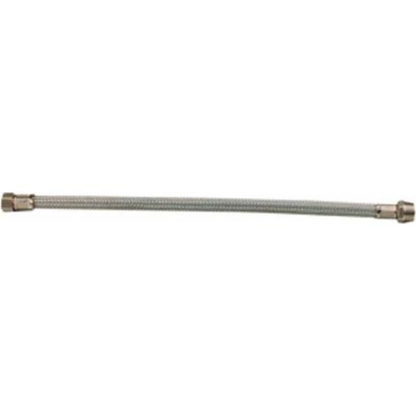 10 x FLESSIBILE INOX MAS 1/2 FEM 3/8 30CM DN.10
