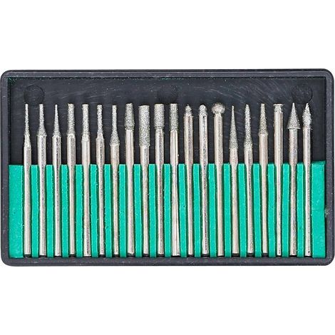 Fraise Diamant 20 pcs - 12 x 2,2 x 14,9 mm - Haute Précision et Durabilité - D-Work