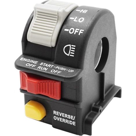 Interrupteur de démarrage moteur/phare (haut/bas) sur guidon gauche pour Polaris Sportsman (1/5)