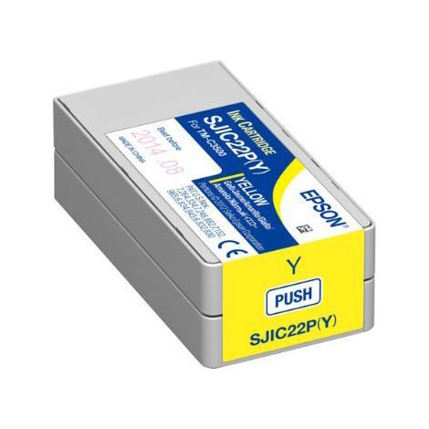 Cartouche d'encre Epson SJIC22P(Y) (C33S020604), jaune (1/3)