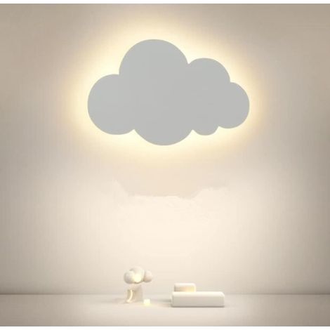 Kreative LED-Wolken-Wandleuchte für den Innenbereich, 10 W, moderne Wandleuchte, 3000 K/4500 K/600 K, für Wohnzimmer, Schlafzimmer, Treppenhaus, Flur, 30 x 19 cm (1/5)