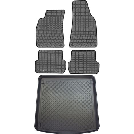 Audi A4 B6 B7 Kombi von 11/2001-03/2008 SET - Gummifußmatten + Kofferraummatte