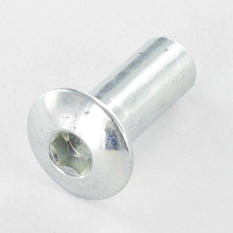 Vis Express – Ecrou relieur tête bombée M6x16.5 – Acier zingué – Longueur 16.5mm – Pour fixation précise en milieu professionnel