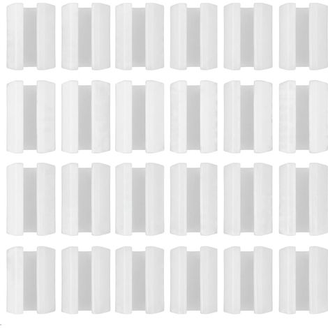 Lot de 24 embouts rectangulaires en plastique forme U (1/5)