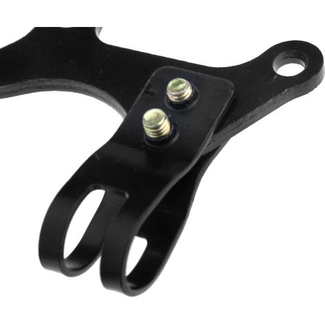 Schwarzer 16/20 mm Rahmenadapter für Rennrad/MTB 160 mm Scheibenbremse, 20 mm (1/2)