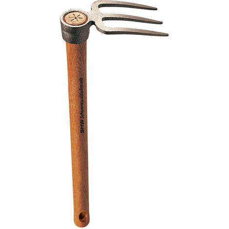 SHW Rex-Häckchen m. 3 Zinken mit Stiel 40 cm lang