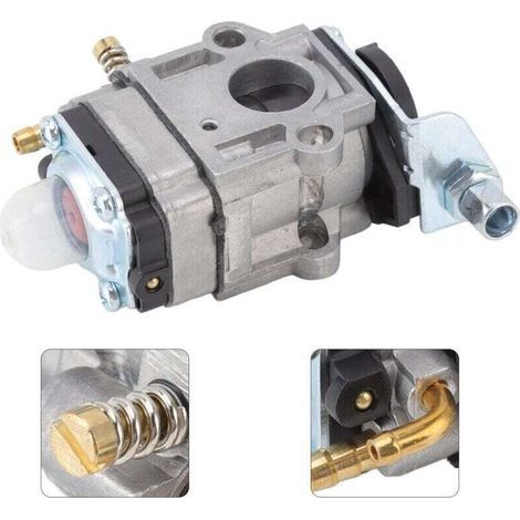 Carburetor for 52cc 49cc 43cc Brush Cutter Engine Spark Plug Fuel Filter (1/4)